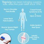 Topricin Pain Relief Cream - 4 oz Tub