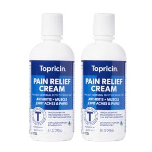 Topricin Pain Relief Cream – 8 oz (2-Pack)