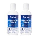 Topricin Pain Relief Cream – 8 oz (2-Pack)