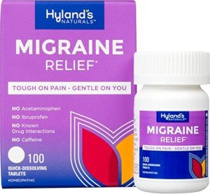 Hyland's Natural Migraine Pain Relief Tablets, 100 Count