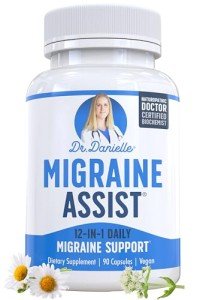 Migraine Relief Supplement with Magnesium and Herbs