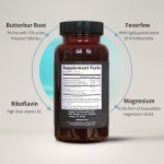 Natural Migraine Relief Supplement – 1 Month Supply