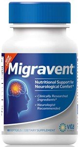 Vita Sciences Migravent Migraine Relief Formula 60 Count