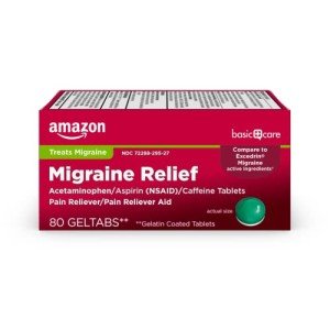 Migraine Relief Geltabs with Acetaminophen and Caffeine