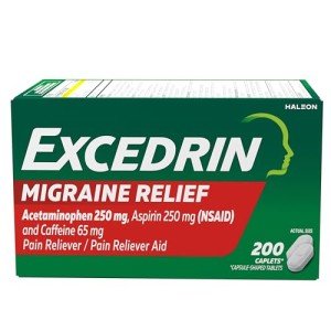 Excedrin Migraine Relief Caplets - 200 Count