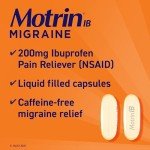 Motrin IB Migraine Relief Liquid Gel Caps