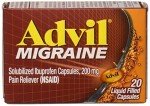 Advil Migraine Liquid Capsules 200mg Pack of 2