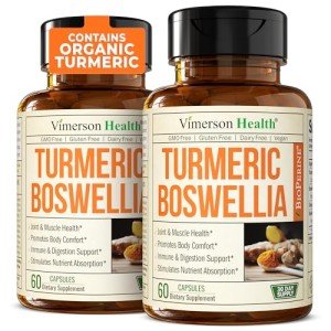 Turmeric and Boswellia Pain Relief Capsules - 2-Pack