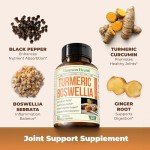 Turmeric and Boswellia Pain Relief Capsules - 2-Pack