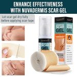 NUVADERMIS Medical Silicone Scar Tape - Extra Long