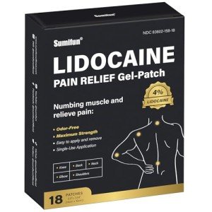 Lidocaine Pain Relief Patches - 18 Count