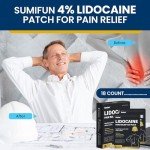 Lidocaine Pain Relief Patches - 18 Count