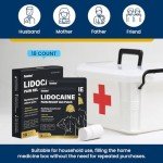 Lidocaine Pain Relief Patches - 18 Count