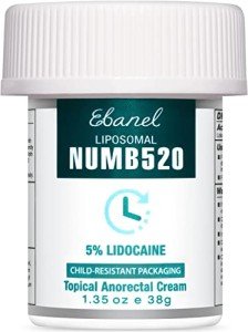 Ebanel 5% Lidocaine Pain Relief Numbing Cream