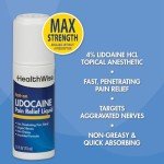 HealthWise 4% Lidocaine Roll-On Pain Relief