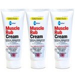 Ultra Strength Muscle Rub Cream - 3 Pack