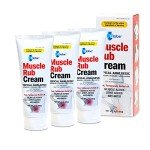 Ultra Strength Muscle Rub Cream - 3 Pack
