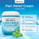 Dr. Pat's Ultra Freeze Pain Relief Cream (9oz)