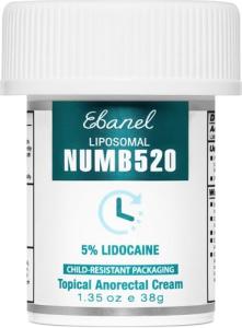Ebanel 5% Lidocaine Pain Relief Numbing Cream