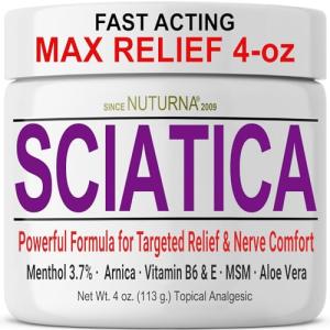 Maximum Strength Sciatica Pain Relief Cream - 4 Oz