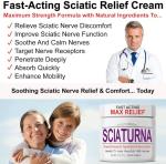 Maximum Strength Sciatica Pain Relief Cream - 4 Oz