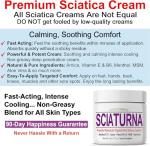 Maximum Strength Sciatica Pain Relief Cream - 4 Oz