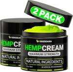 Odeseana Hemp Pain Relief Cream (2 Pack)