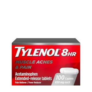 Tylenol 8 Hour Pain Relief Tablets - 100 Count