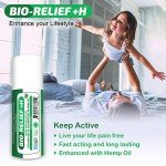Fast Acting Hemp Pain Relief Gel - Menthol Roll-On
