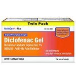 Diclofenac Gel Twin Pack for Arthritis Relief