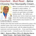 Powerful Neuropathy Relief Cream with Menthol & Arnica