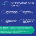 Soothing Epsom Salt Magnesium Pain Relief Lotion