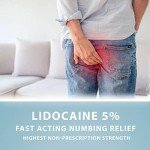 Curist 5% Lidocaine Cream for Pain Relief - 6 oz