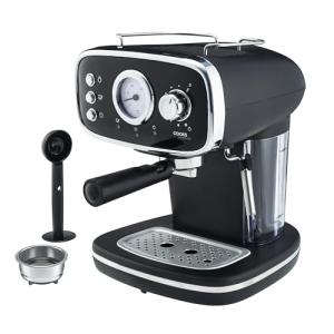 Cooks Professional Retro Espresso Machine with Steam Wand