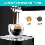 CASABREWS 20 Bar Espresso Machine with Steamer