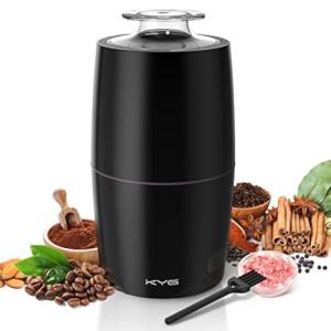 KYG Electric Coffee Grinder with Stainless Steel Blades