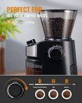 SHARDOR Electric Burr Coffee Grinder with Timer