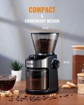 SHARDOR Electric Burr Coffee Grinder with Timer