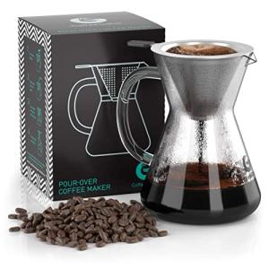 Coffee Gator Pour Over Brewer with Stainless Steel Filter