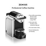 Nespresso Zenius Coffee Machine – 50 Capsules Included