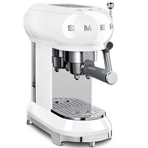 Smeg 50's Retro Espresso Coffee Machine - White