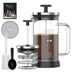 RAINBEAN 2-Cup French Press Coffee Maker
