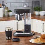 Swan Bean to Cup Coffee Maker with Travel Cup