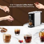 5-in-1 Espresso Coffee Machine for Capsules