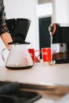 Melitta Molino Electric Coffee Grinder - Black/Red