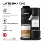 De'Longhi Lattissima One Evo Coffee Maker, Black