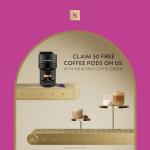 Nespresso Vertuo Pop Coffee Machine, Liquorice Black