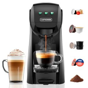 5-in-1 Coffee Pod Machine for Home & Office