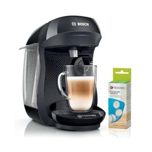 Tassimo Bosch HAPPY Coffee Machine with Descaling Bundle