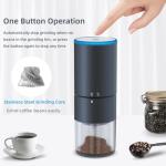 Electric Burr Coffee Grinder with USB Rechargeable Feature